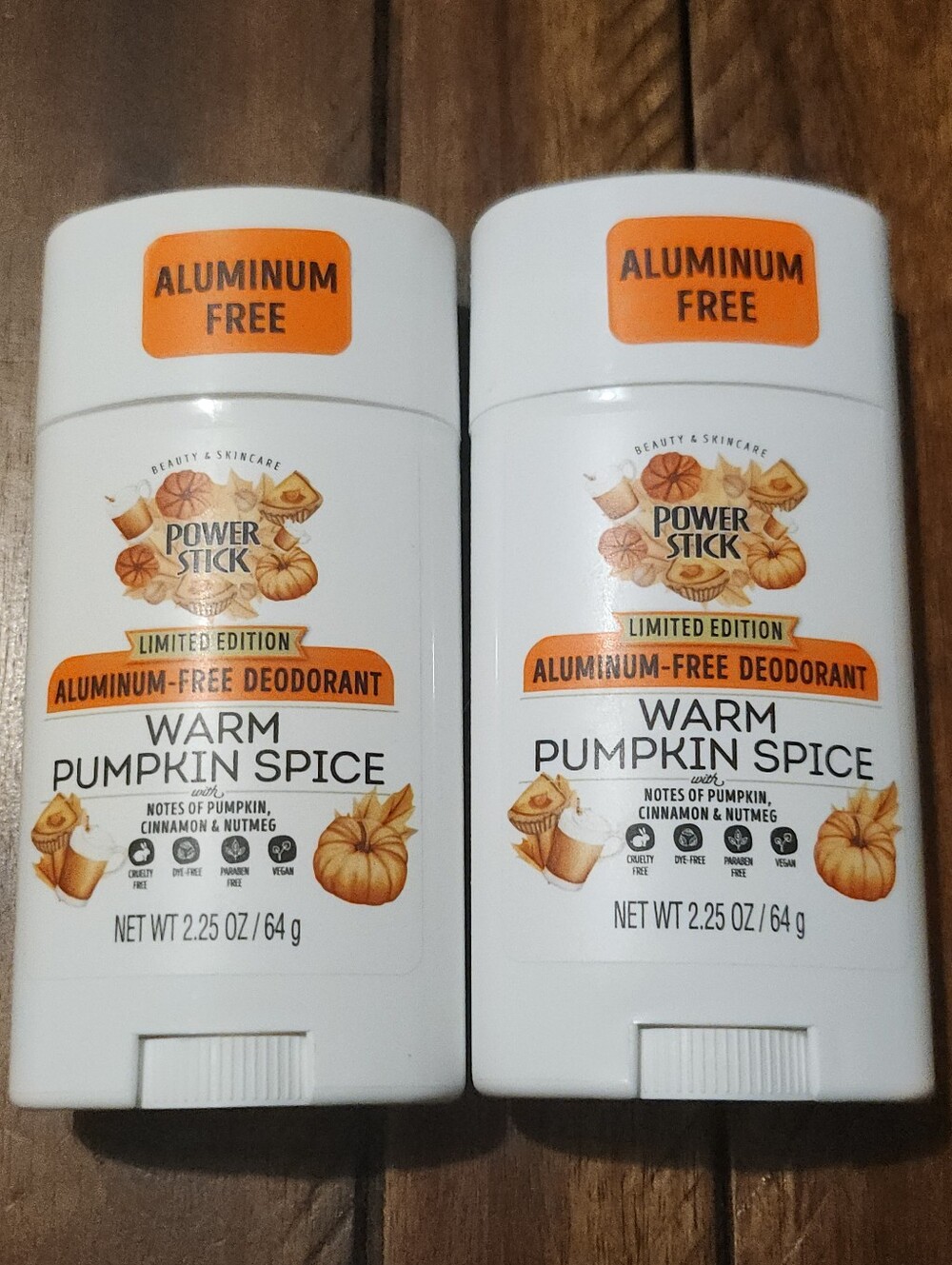Power Stick Warm Pumkin Spice Deodorant Set
